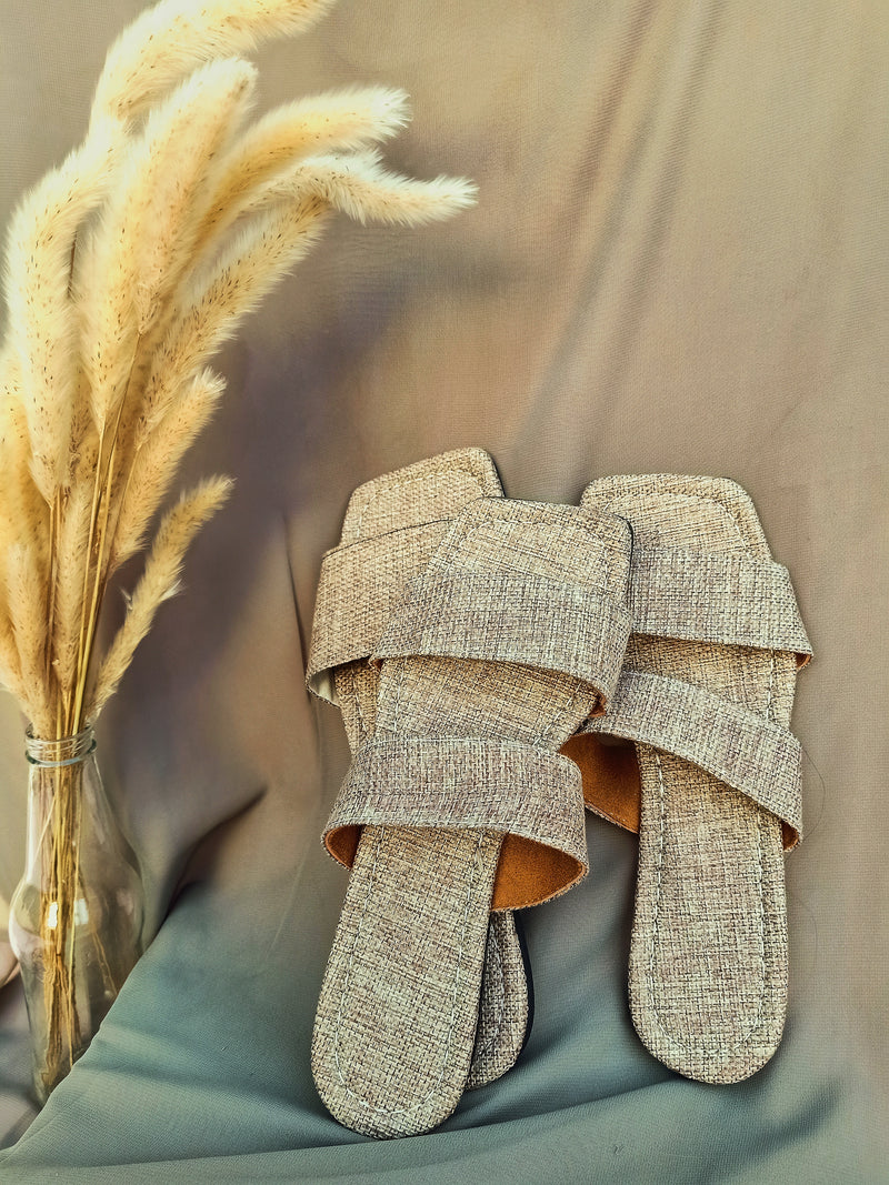 Beige Comfort Cloud Slippers