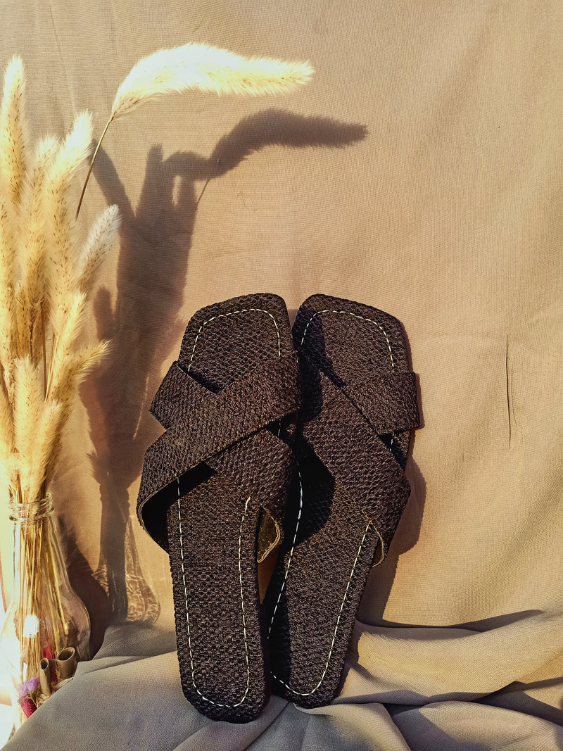 Black Comfort Cloud Slippers