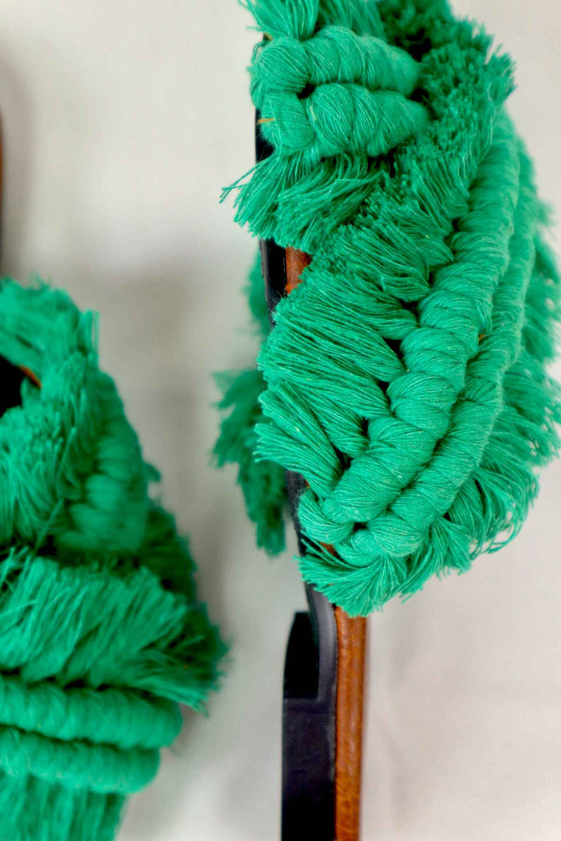 Bohobliss - Flat Macrame Slippers