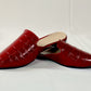 Burgundy mule - Elegant gleam