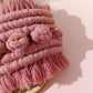 Chashmere super berry - Flat Macrame Slippers