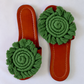 Luna Curl - Flat Macrame Slippers