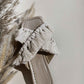 Fluffy Cross Angel - Flat Macrame Slippers