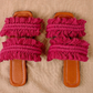 Twin Wings - Flat Macrame Slippers