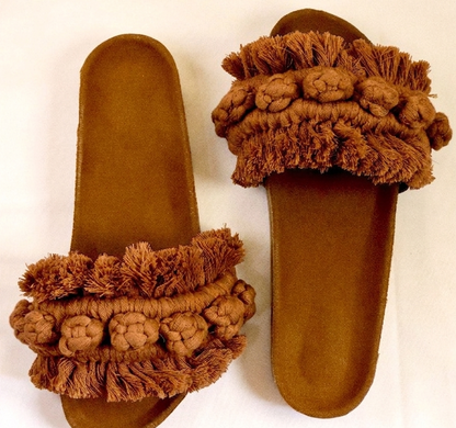 High Berry Sprinkle - Macrame Slippers