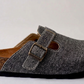 Medium Gray Jeans - Woven Clogs