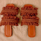 Twin Wings - Flat Macrame Slippers