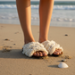 High Pearly Bohobliss - Macrame Slippers