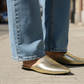Gold mule - Elegant gleam