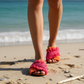 Bohobliss - Flat Macrame Slippers