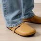Sharp caffee - Leather clog