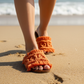 Harmonica - Flat Macrame Slippers