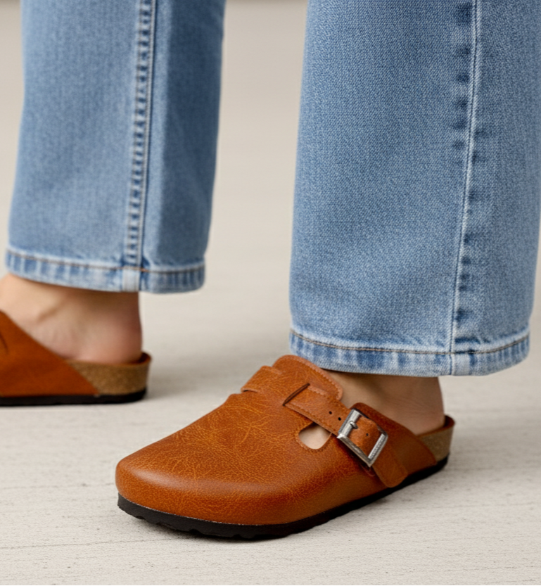 Havan Vein - Leather clog