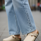 Beige - Leather clog