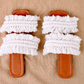 Twin Wings - Flat Macrame Slippers