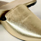 Gold mule - Elegant gleam