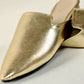 Gold mule - Elegant gleam