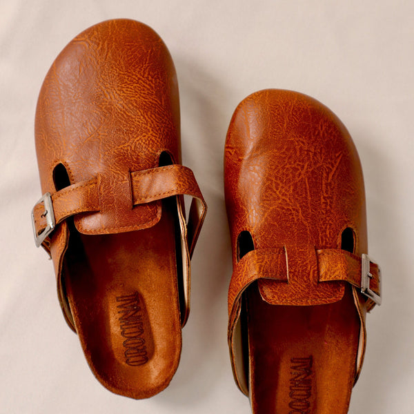 Havan Vein - Leather clog