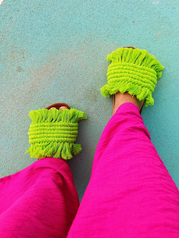 High Wanda - Macrame Slippers