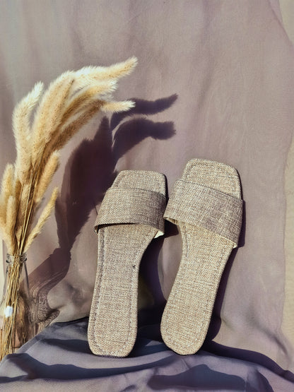 Beige Comfort Cloud Slippers