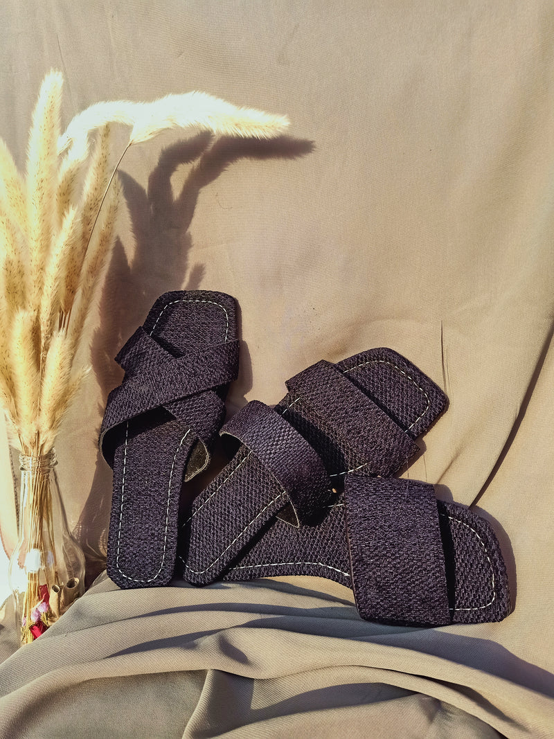 Black Comfort Cloud Slippers