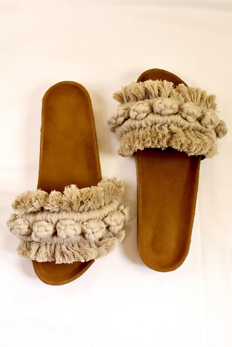 High Berry Sprinkle - Macrame Slippers