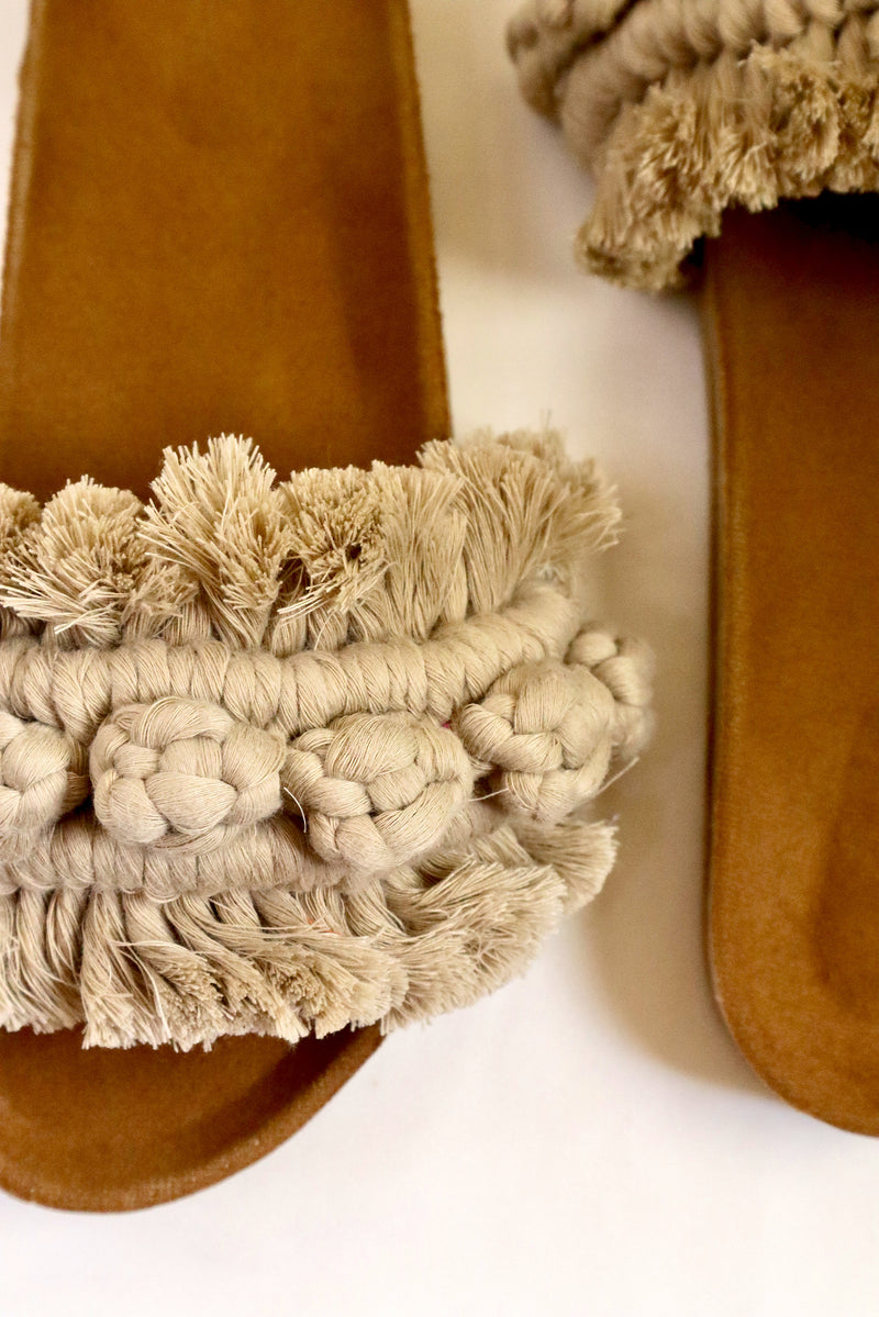 High Berry Sprinkle - Macrame Slippers
