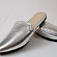 Silver mule - Elegant gleam