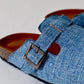 Medium Blue Jeans - Woven Clogs