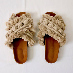 High Cross Berry Sprinkle - Macrame Slippers