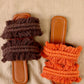 Twin Wings - Flat Macrame Slippers