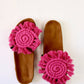 High Luna Curl - Macrame Slippers