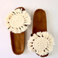 High Luna Curl - Macrame Slippers