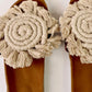 High Luna Curl - Macrame Slippers