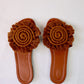 Luna Curl - Flat Macrame Slippers