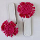 Luna Curl - Flat Macrame Slippers