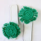 Luna Curl - Flat Macrame Slippers