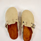 Beige - Suede Clog