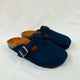 Navy Blue - Suede Clog