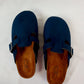 Navy Blue - Suede Clog