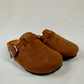 Brown - Suede Clog