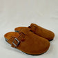 Brown - Suede Clog