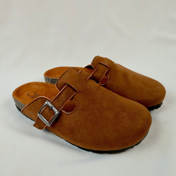 Brown - Suede Clog