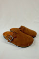 Brown - Suede Clog