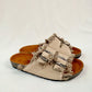 Nola Denim Sandal - Beige