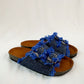 Nola Denim Sandal - Dark Blue