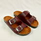 Atlas Sandel - Burgundy Leather
