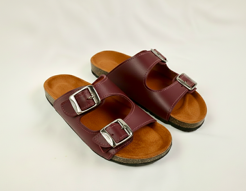 Atlas Sandel - Burgundy Leather