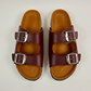 Atlas Sandel - Burgundy Leather