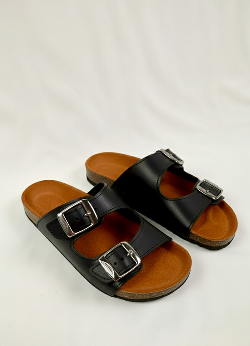 Atlas Sandel - Black Leather